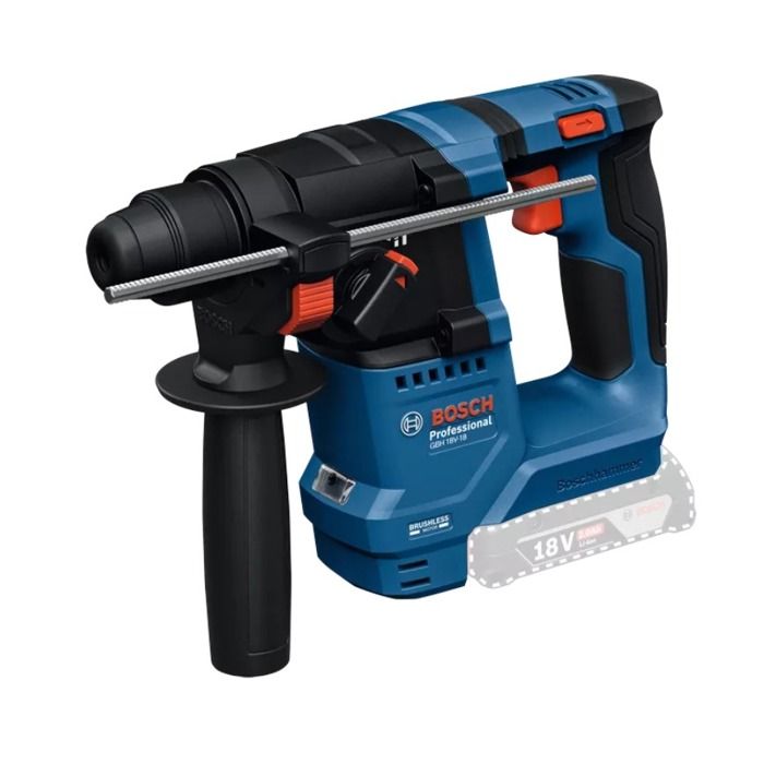 Perforateur GBH 18V-18 Professional SDS Plus avec KickBack Control, sans batterie, ni chargeur - Livré dans L-Boxx 136 - BOSCH - 06