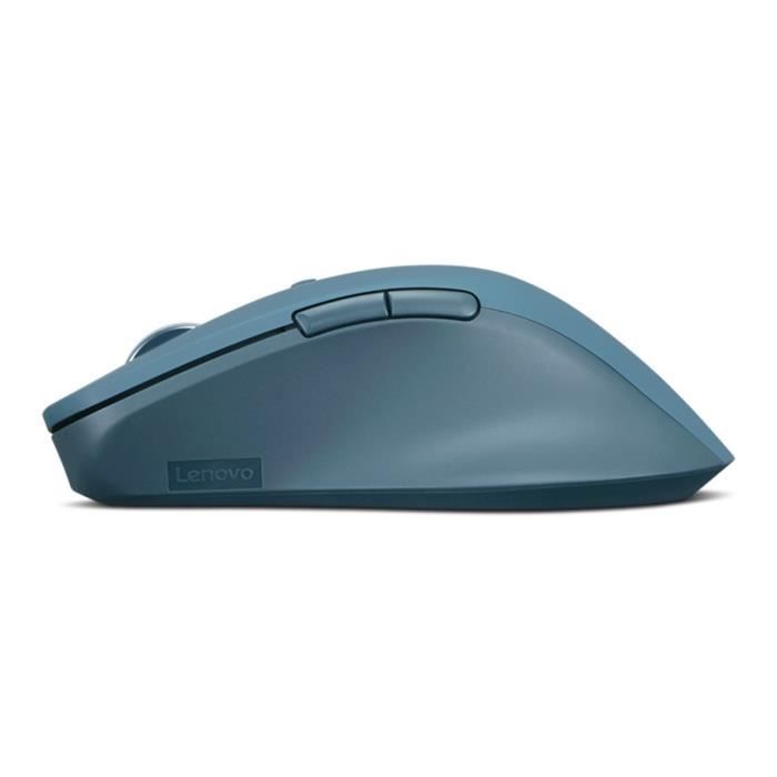 Souris sans fil rechargeable LENOVO Yoga Pro - Bluetooth 5.0 - Boutons programmables - Bleu sarcelle