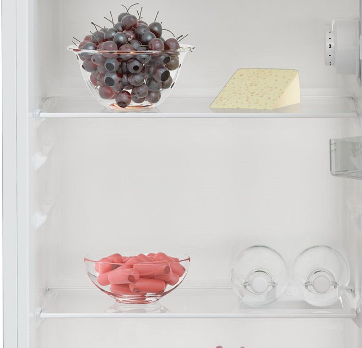 Réfrigérateur - INDESIT - SINS2211B4 - Monoporte - Encastrable - 156 L - Classe E - 54 x 54,5 x 121,5 cm