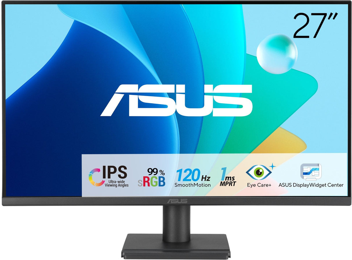 Ecran PC - ASUS - VA279HG Eye Care - 27 - IPS - Full HD - 120Hz - 1ms - Adaptive-Sync - 99% sRGB - HDMI
