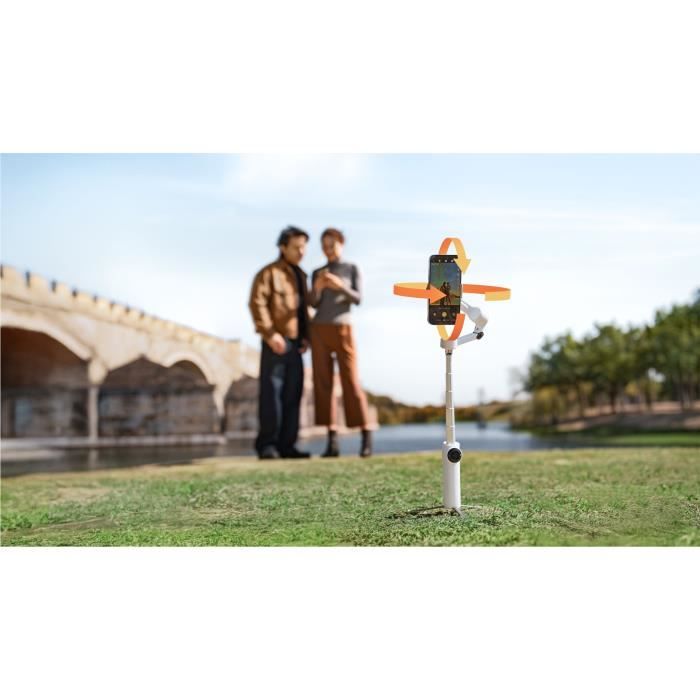 Stabilisateur smartphone - INSTA360 - Flow 2 - Suivi panoramique 360° - Blanc - Pack standard