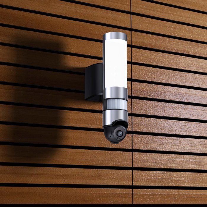 Caméra extérieure - KYF - Connectée Wifi - Rotative - Filaire - 220V - Eclairage LED 1600 Lm