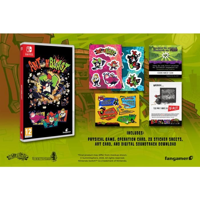 Antonblast Nintendo Switch