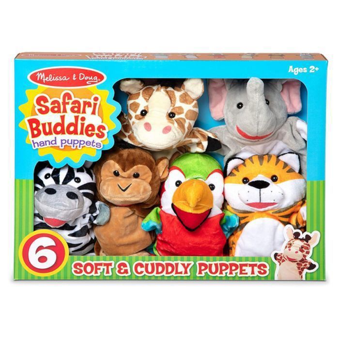 COFFRET 6 MARIONNETTES SAFARI Melissa & Doug