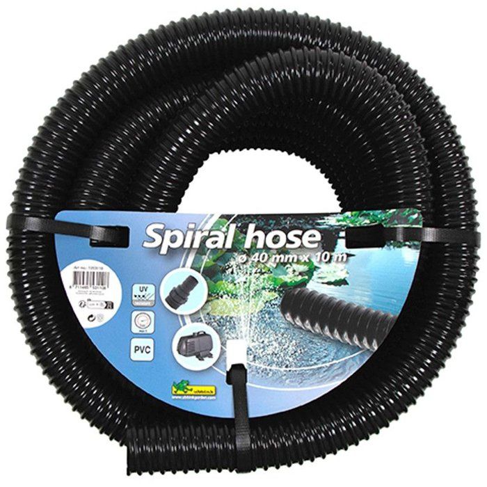 Tuyau spiralé - UBBINK - Ø40 mm (1½) - Longueur 10 m - Résistant UV - Pression 1 bar