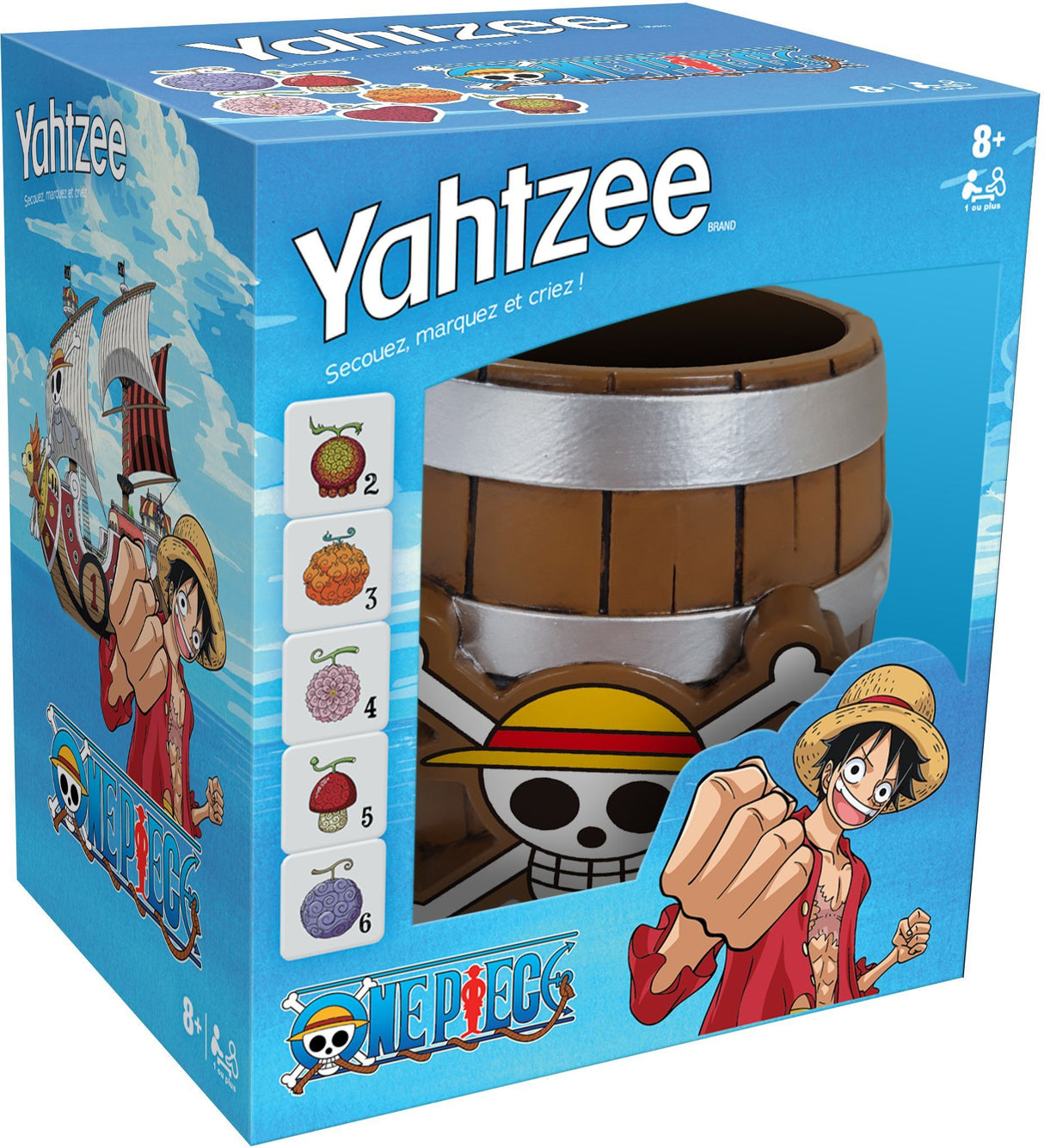 YAHTZEE One Piece - Jeu de société - WINNING MOVES - Des 8 ans