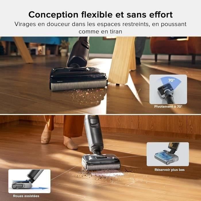 Aspirateur Laveur ROBOROCK F25 - 20 000 Pa - Tout-en-Un avec séchage Rapide a 90 °C - Auto-Nettoyage haute température