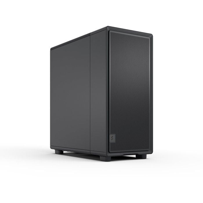 Boîtier PC - Fractal Design - FD-C-EPO1A-01 - Noir - Panneaux pleins - Refroidissement optimisé - 3 ventilateurs Momentum 12 inclus