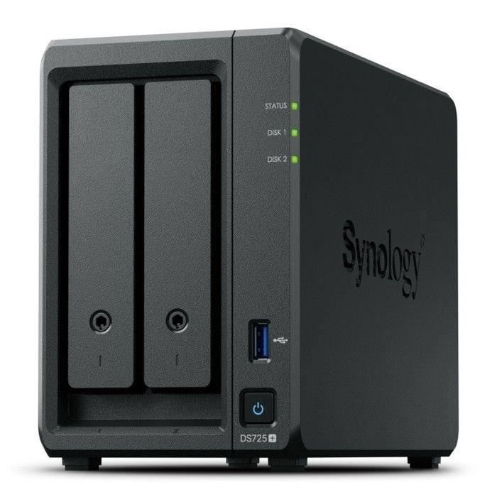 Serveur NAS - SYNOLOGY - DS225+ - 2 baies - 2 Go de RAM