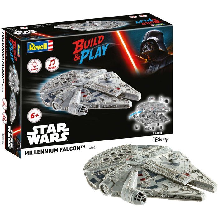 Vaisseau a construire - REVELL - Build & Play - Star Wars - Faucon Millenium - Sons et lumieres - Des 6 ans
