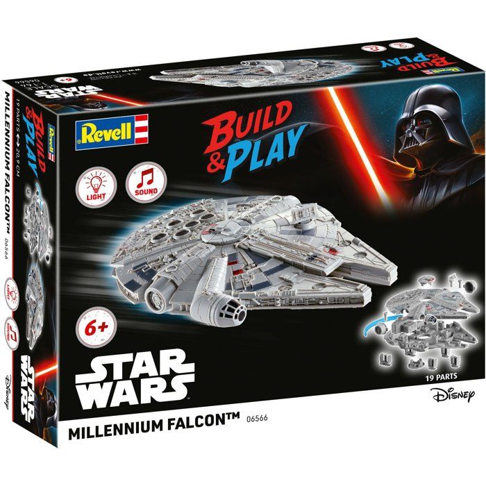 Vaisseau a construire - REVELL - Build & Play - Star Wars - Faucon Millenium - Sons et lumieres - Des 6 ans