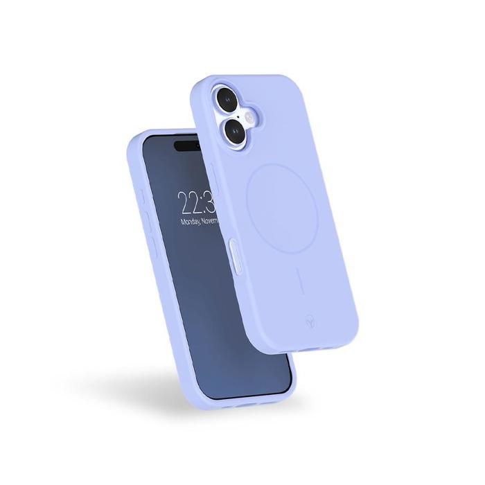 Coque MagSafe - IPhone17 - Silicone Renforcée - Bleu ciel