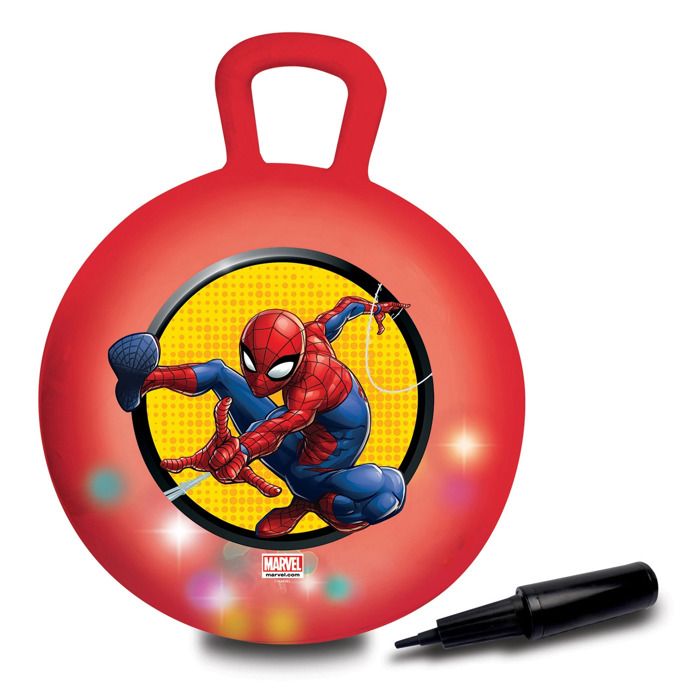 Balle sautoir - LEXIBOOK - Spider-Man - 45 cm - Effets lumineux - Sécurisé pour enfants