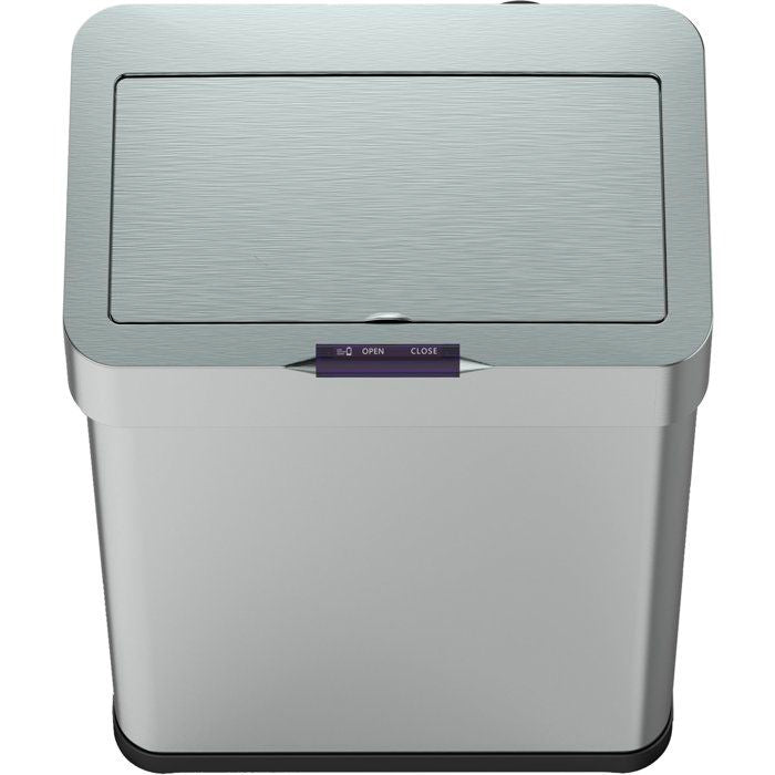Poubelle de cuisine automatique 70L DAYTONA Acier inox avec cerclage KITCHEN MOVE