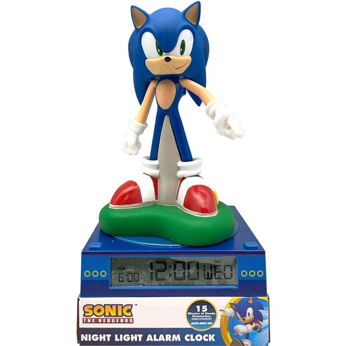Reveil figurine 3D lumineuse - KIDS LICENSING - Sonic - Des 3 ans