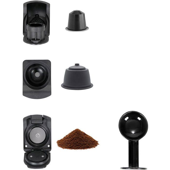 Machine a café multi-capsules 4-en-1 - LIVOO - DOD217N - 1400 W - 7 niveaux d'intensité du café - Noir