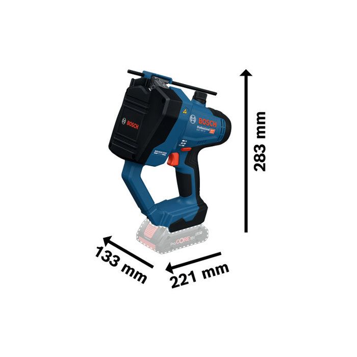 Coupe tige filetée sans fil BOSCH PROFESSIONAL - GGC 18V-12 - 18V - 91 dB(A) - Sans accessoires