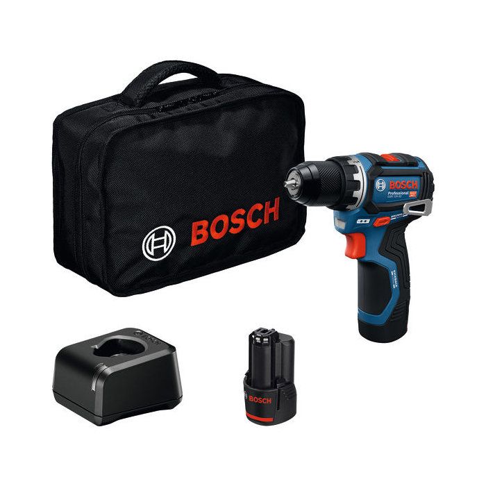 Perceuse-visseuse BOSCH PROFESSIONAL - GSR 12V-32 + 2 batteries GBA2.0 Ah - chargeur GAL 12V-20 + sac