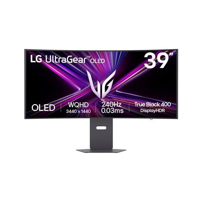 Ecran Pc Gamer incurvé LG 39 - 240 Hz - UWQHD 3440×1440 - Dalle OLED - 0,03ms - Ajustable en hauteur - 39GX900A-B