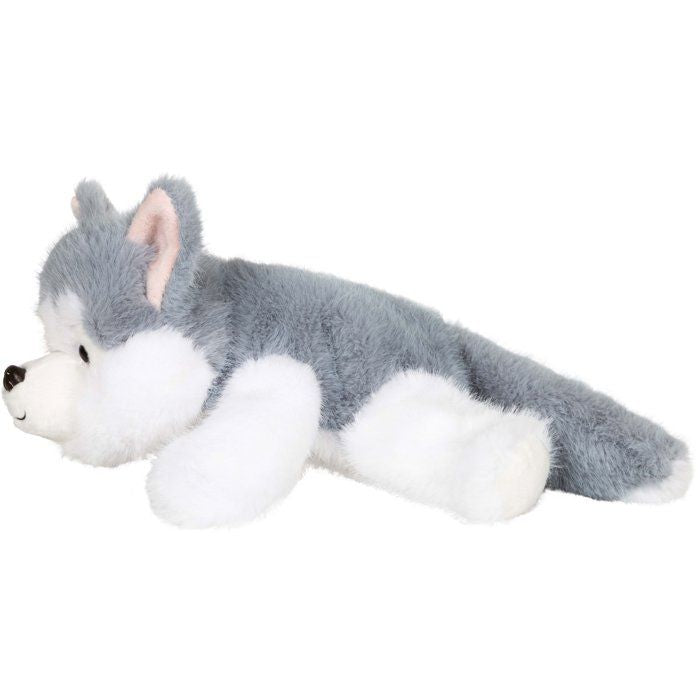 Peluche Floppy Choopy Husky - GIPSY TOYS - 22 cm - Gris / Blanc