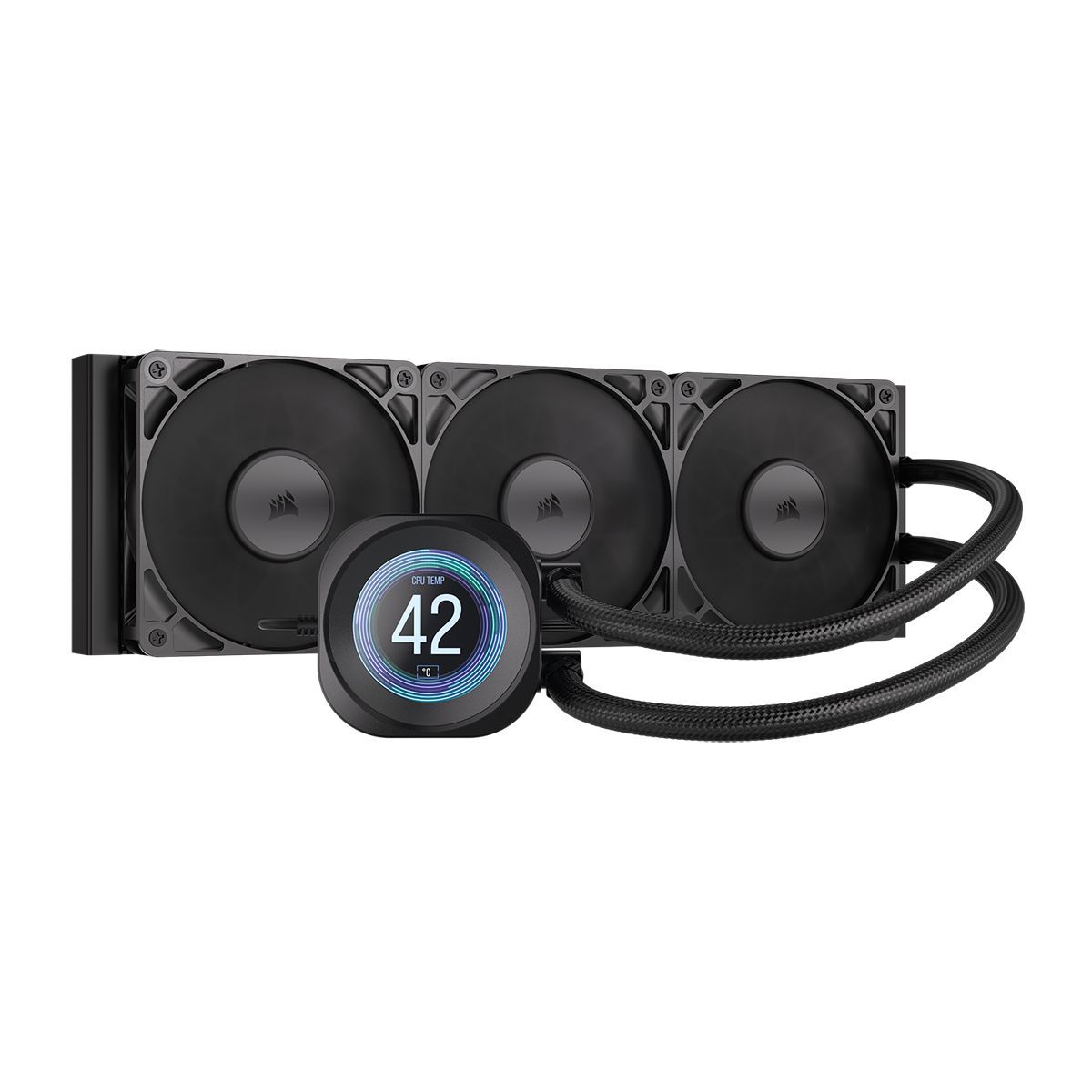 CORSAIR - NAUTILUS 360 LCD - Refroidissement PC - 360 mm Radiator - Liquid CPU Cooler