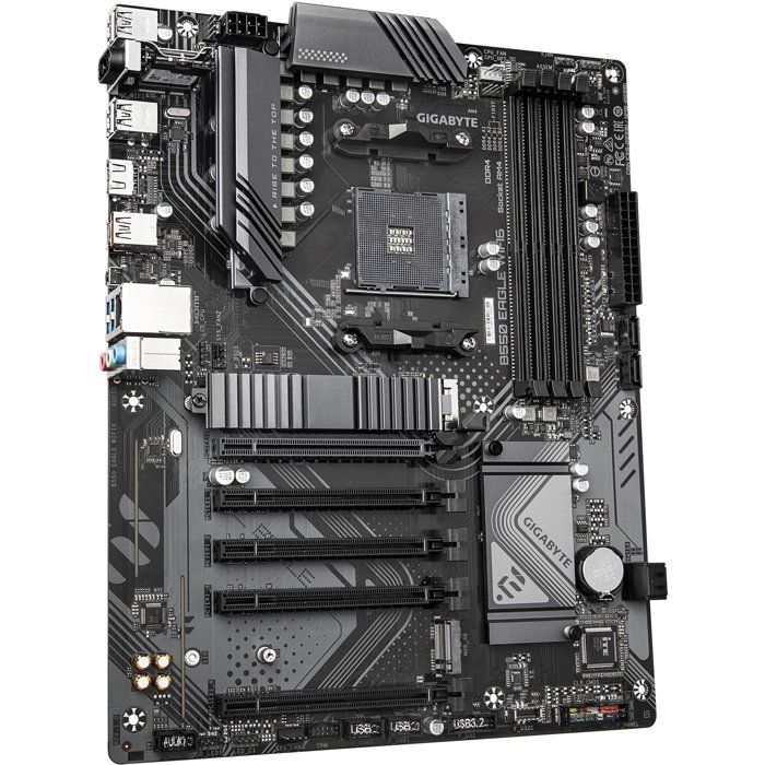 Carte mere - GIGABYTE - B550 EAGLE WIFI6 - Format ATX - Chipset AMD B550 - DDR4 & PCIe 4.0 - WiFi 6