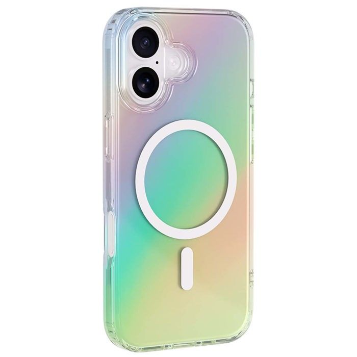 Coque MagSafe - IPhone17 - Semi-transparente - Irisée