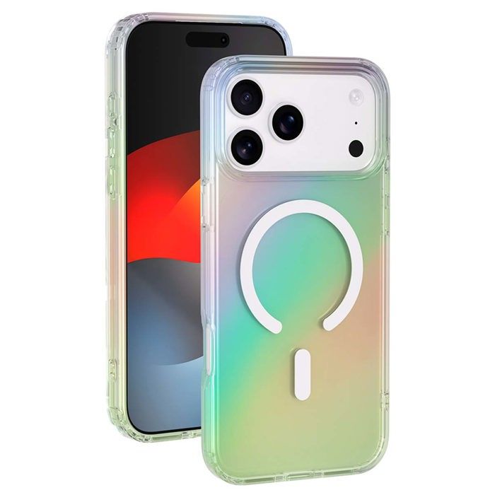 Coque MagSafe - IPhone17 Pro Max - Semi-transparente - Irisée
