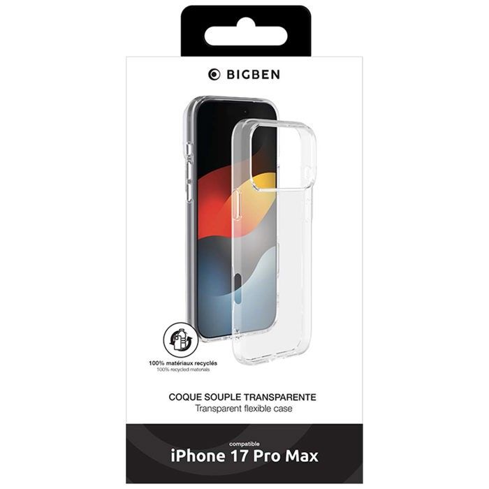 Coque Silisoft - IPhone17 Pro Max - Transparente