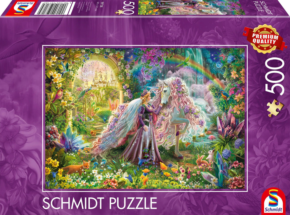Puzzle - SCHMIDT SPIELE - Voyage de reve avec une licorne - 500 pieces - Des 12 ans