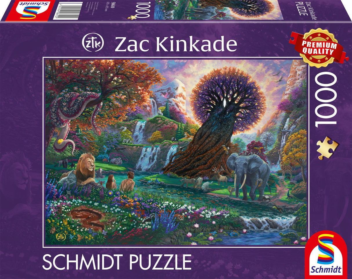 Puzzle - SCHMIDT SPIELE - Le jardin d'Eden - 1000 pieces - Des 12 ans