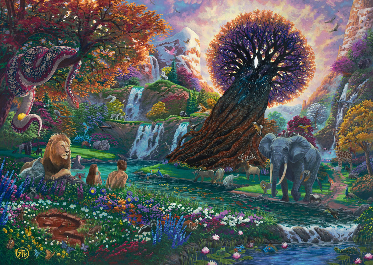 Puzzle - SCHMIDT SPIELE - Le jardin d'Eden - 1000 pieces - Des 12 ans