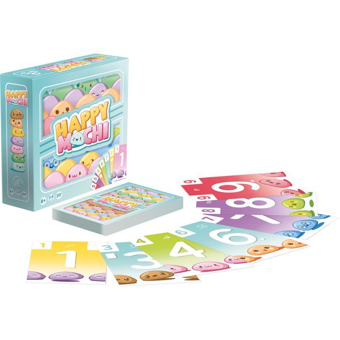 Zygomatic Jeu de cartes - Happy Mochi - Jeu de société familial - 2 a 6 joueurs - Des 8 ans - 20 min - format pratique a emporter