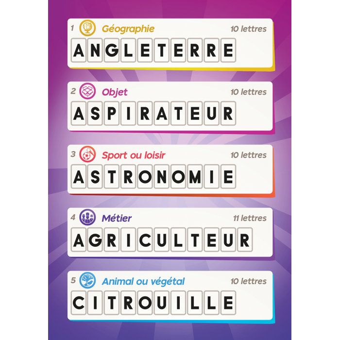 ACTARUS - Tilt- Jeu de société coopératif - Ambiance - Mots a deviner - Des 10 ans - 2 a 8 joueurs - 25 min