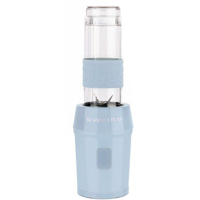 Mini-blender - SWEISS - MOOV6 - 300 W - 570 ml - 2 gourdes - Bleu