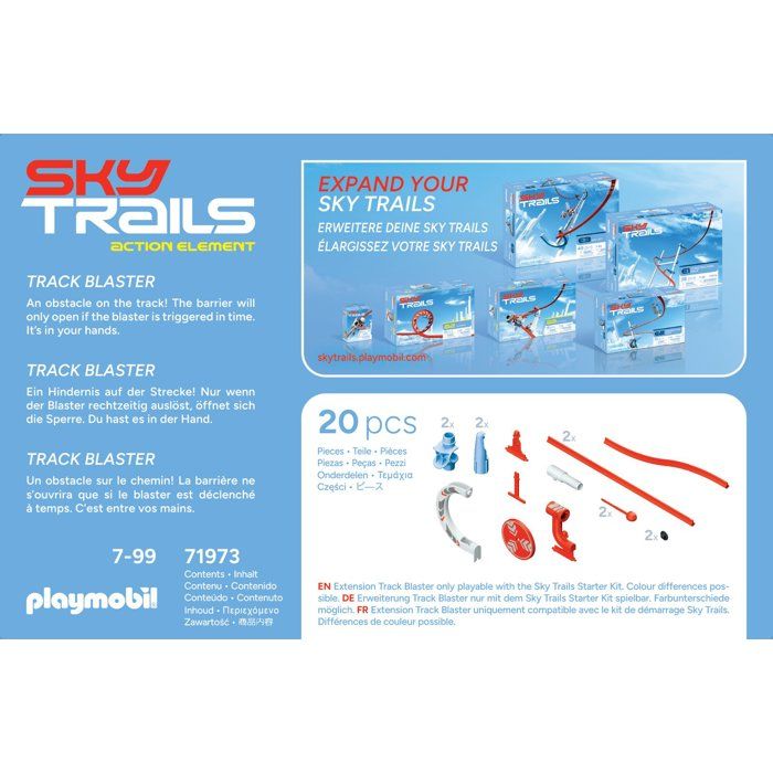 Sky Trails: Track Blaster, Set d'action, Circuit aérien, 20 pieces, des 7 ans
