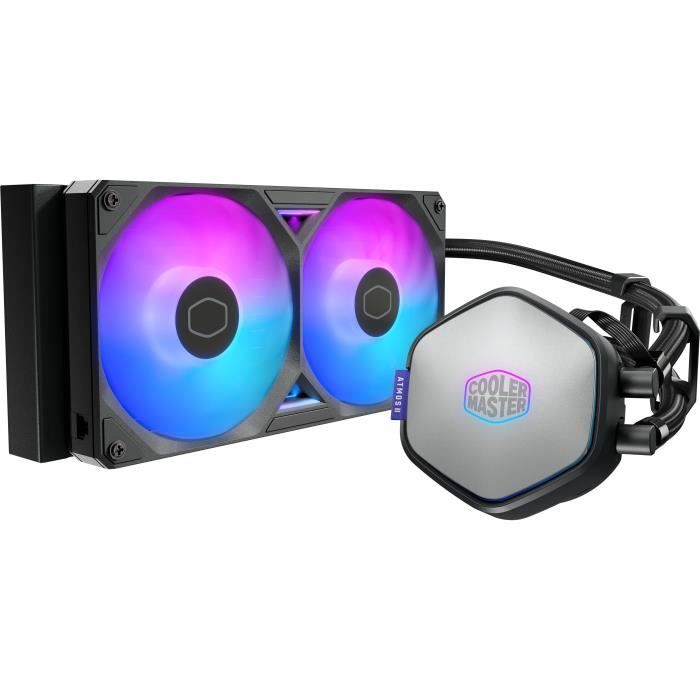 COOLER MASTER - MasterLiquid 240 Atmos II VRM Fan ARGB - Watercooling AIO - Ventilateurs 120mm