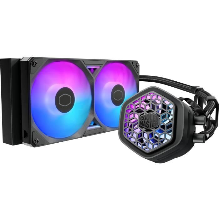 COOLER MASTER - MasterLiquid 240 Atmos II VRM Fan ARGB - Watercooling AIO - Ventilateurs 120mm