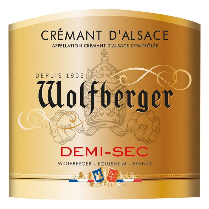 Wolfberger Crémant d'Alsace Demi-Sec - 75cl