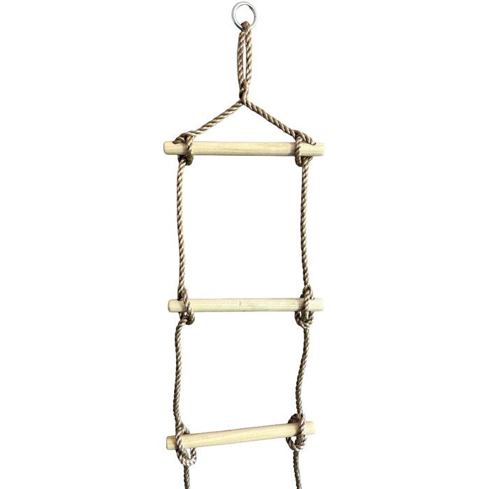 Accessoire pour portique - ALEO BY TRIGANO - 437 - Echelle de corde - Bois