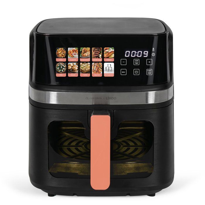 Friteuse sans huile - LIVOO x Marmiton - DOC343CO - 8 L - 1 700 W - 30 recettes via un QR code - Ecran digital 100% tactile