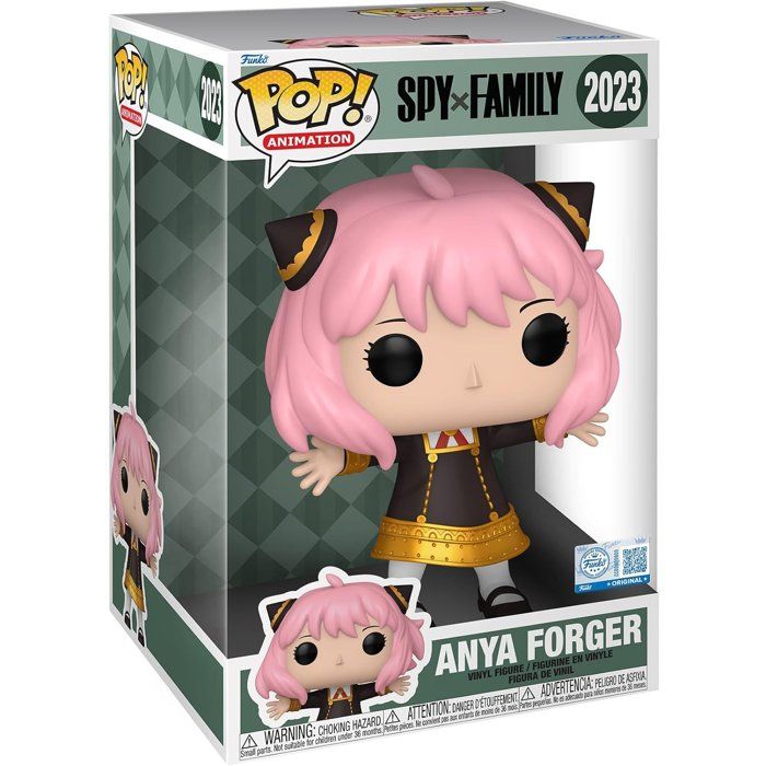Figurine Funko Pop! - Jumbo Spy x Family Anya Forger - Vinyle