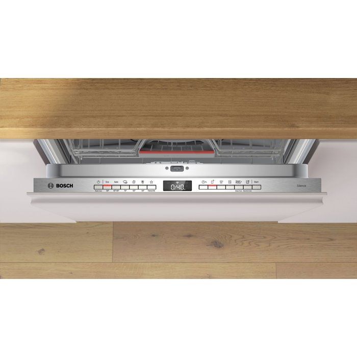 Lave-vaisselle tout encastrable BOSCH SBV4HVX14E SER4 - 14 couverts - Induction - L60cm - Grande hauteur - 46dB - Classe C