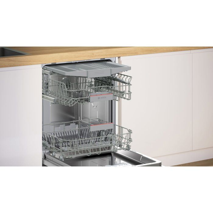 Lave-vaisselle tout encastrable BOSCH SBV4HVX14E SER4 - 14 couverts - Induction - L60cm - Grande hauteur - 46dB - Classe C