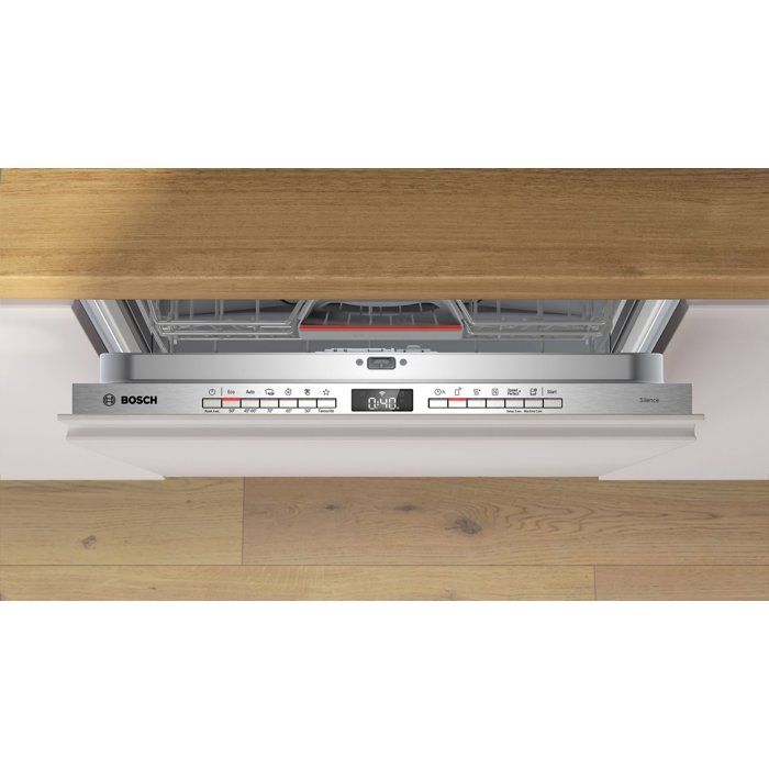 Lave-vaisselle tout encastrable BOSCH SBH4HVX14E SER4 - 14 couverts - L60 cm XXL (grande hauteur) - 46 dB - Porte a glissieres