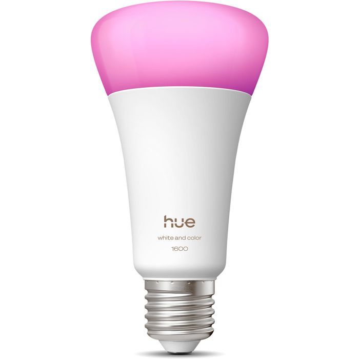 Ampoule LED connectée A67 - PHILIPS HUE - Lumiere blanche chaude - Culot E27 - 11,8W - 1000-2000k - 1600 lumens