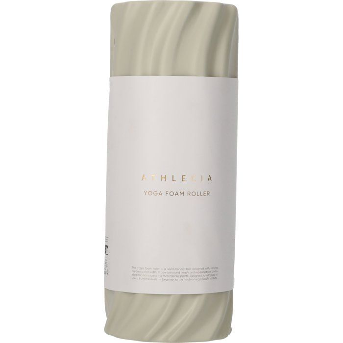 Rouleau de Yoga en mouse - ATHLECIA - Malata - Taille unique - Blanc creme