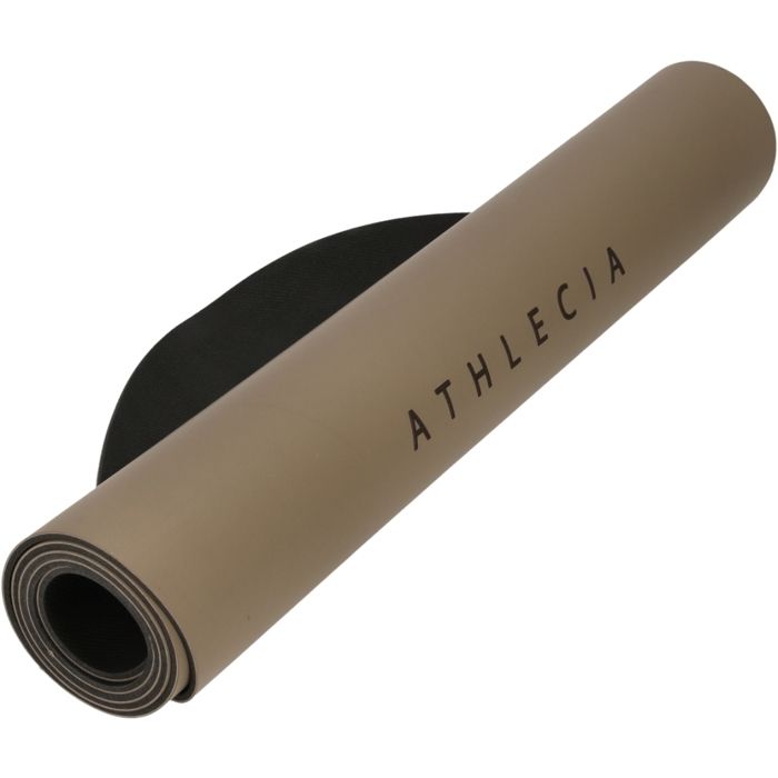 Tapis de Yoga - ATHLECIA - Oliveira - 4 mm - Beige