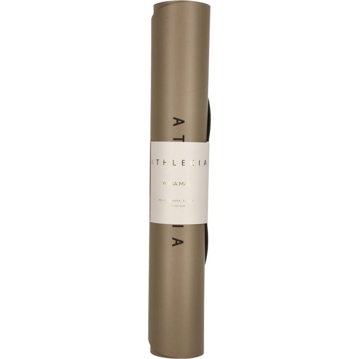 Tapis de Yoga - ATHLECIA - Oliveira - 4 mm - Beige