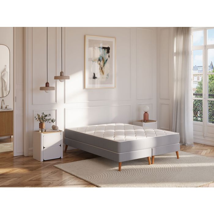 Matelas 160 x 200 cm SIMMONS NEO - Ep. 20 cm - Ressorts ensachés - Ferme - Fabriqué en France